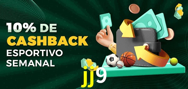 10% de bônus de cashback na jj9