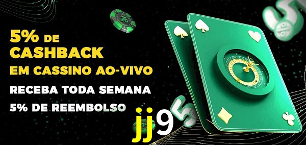 Promoções do cassino ao Vivo jj9